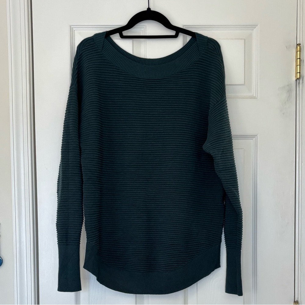 OFFLINE by Aerie Home Stretch Off the Shoulder Oversized Ribbed Sweater